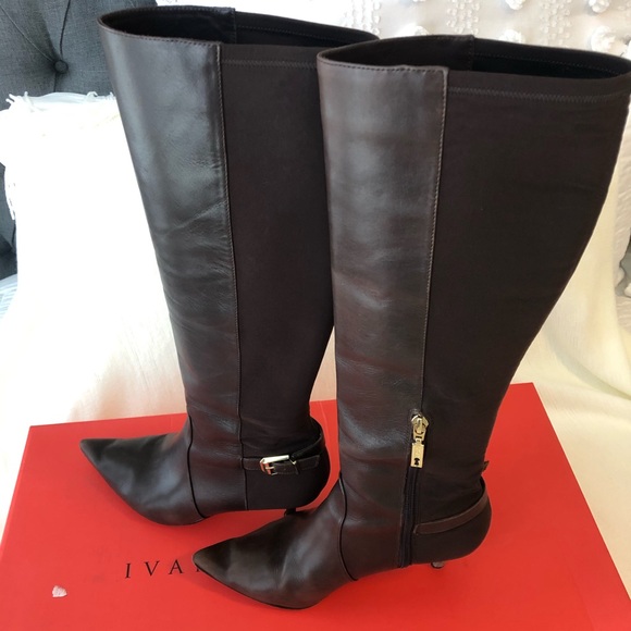‼️SOLD‼️ Ivanka Trump Izze Tall Dress Boot - Brown, 7.5 - Picture 4 of 16